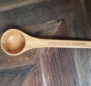 Vintage Starbucks bamboo measuring spoon